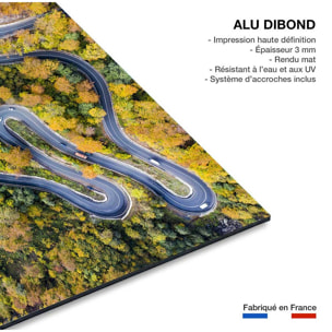 Tableau Route d' automne Tableau alu Dibond