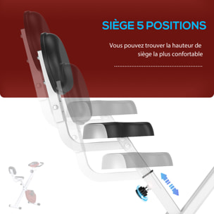 Vélo d'appartement pliable réglable