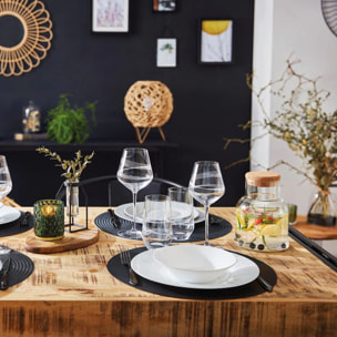 8 verres à eau 40 cl Intense  - Cristal d'Arques