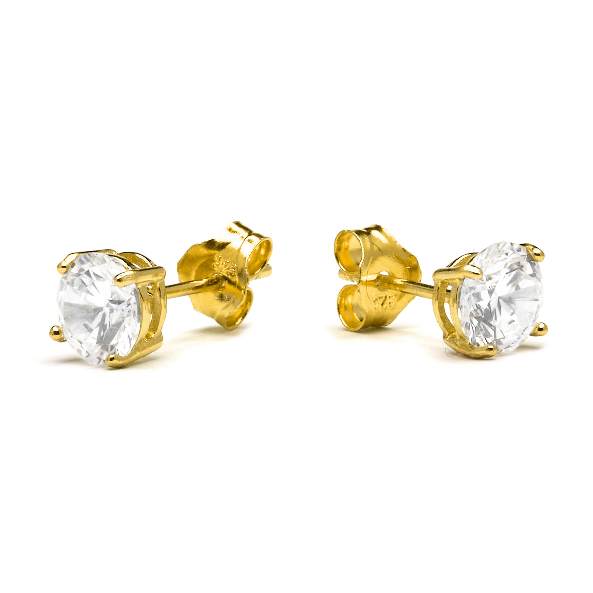 Pendientes Básico acabado oro amarillo 18k