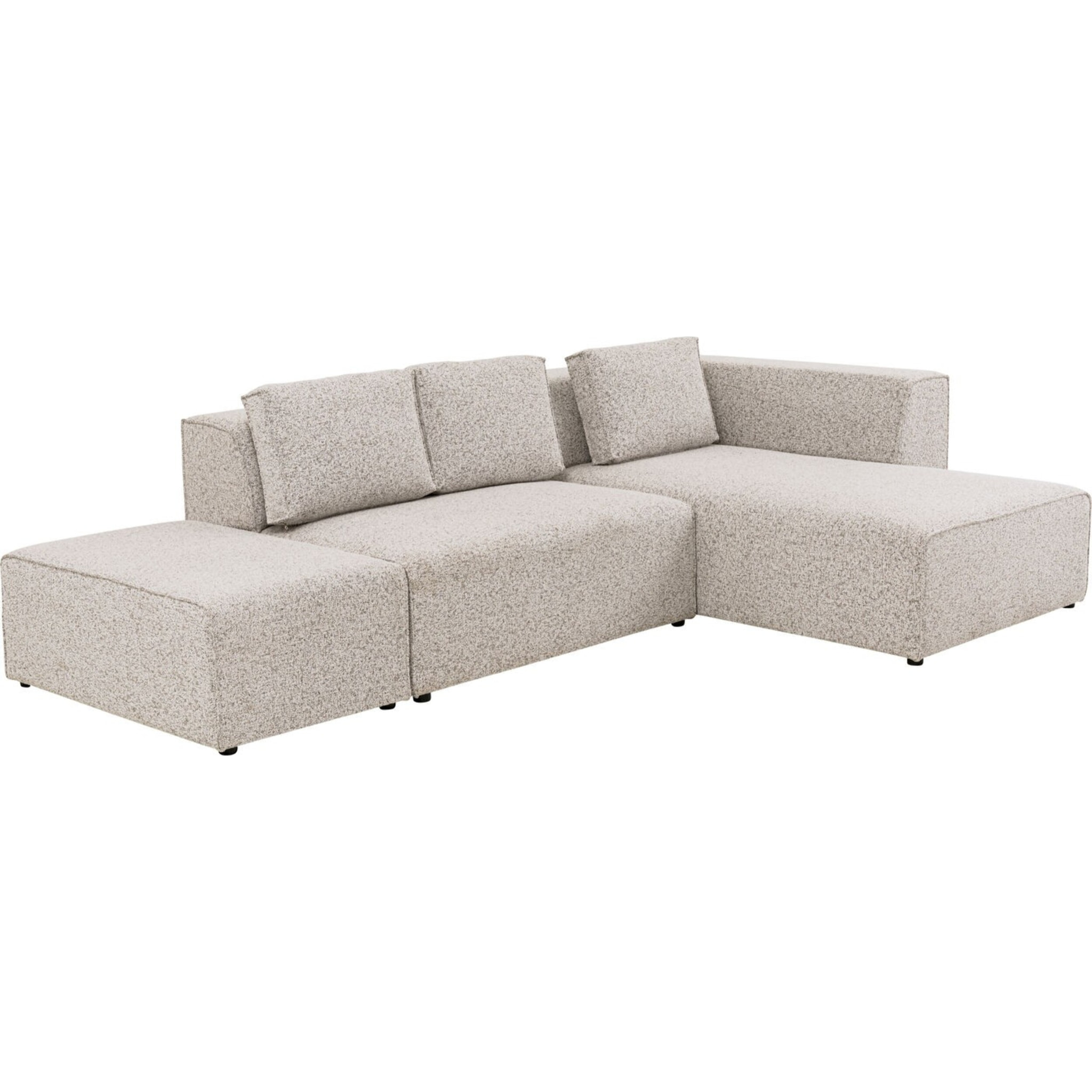Canapé d'angle Infinity droite machiato Kare Design