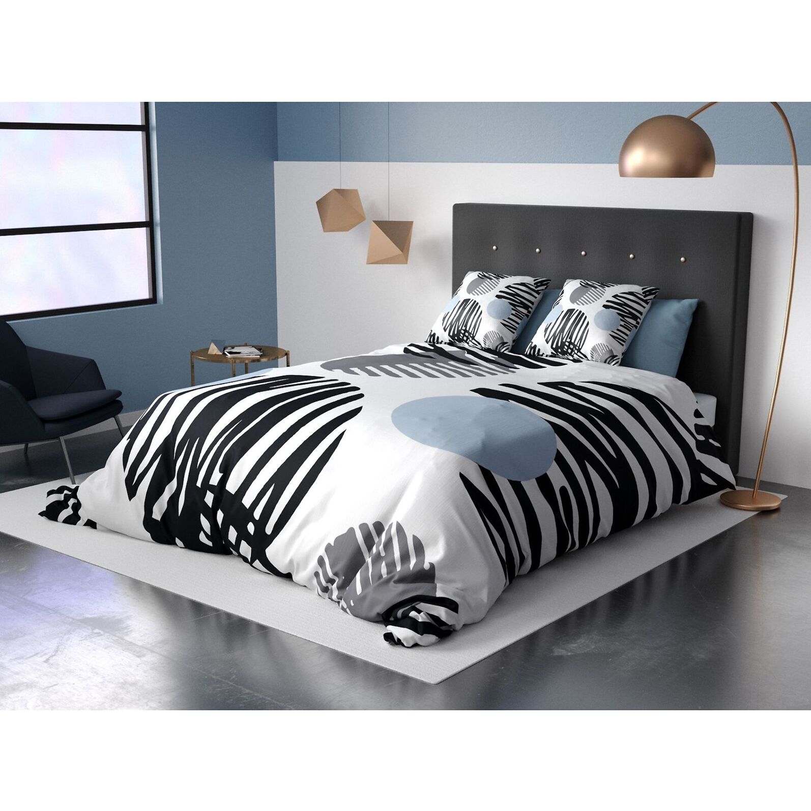 Parure De Couette 2pcs 100% Microfibre 60gsm-cerlus