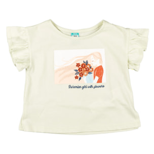 Camiseta de niña verde