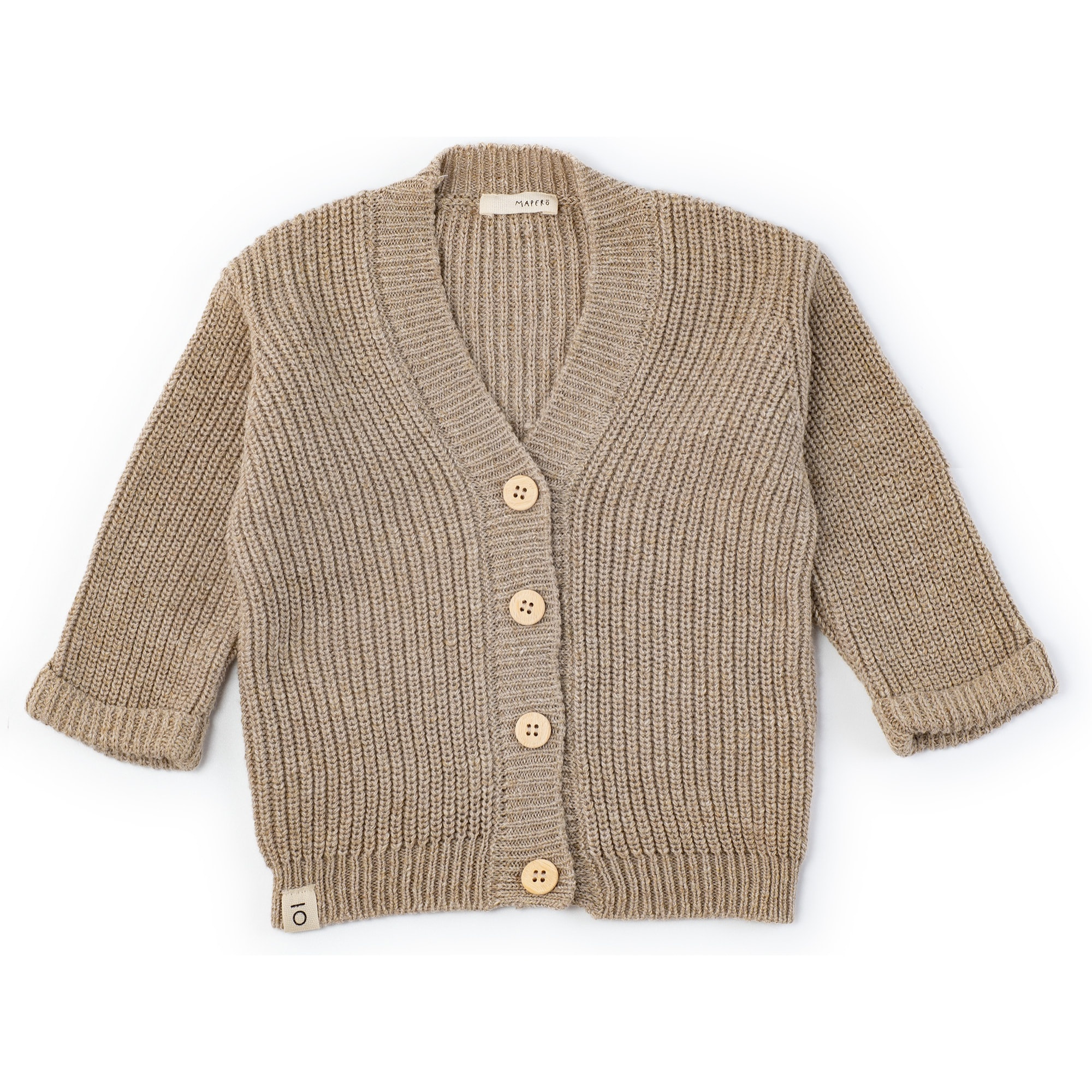 Cardigan in Tricot Misto Lino
