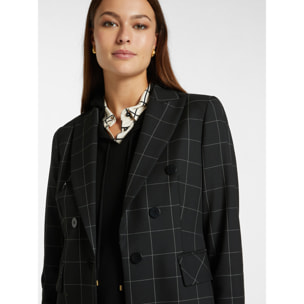 Elena Mirò - Blazer de líneas delgadas - Negro