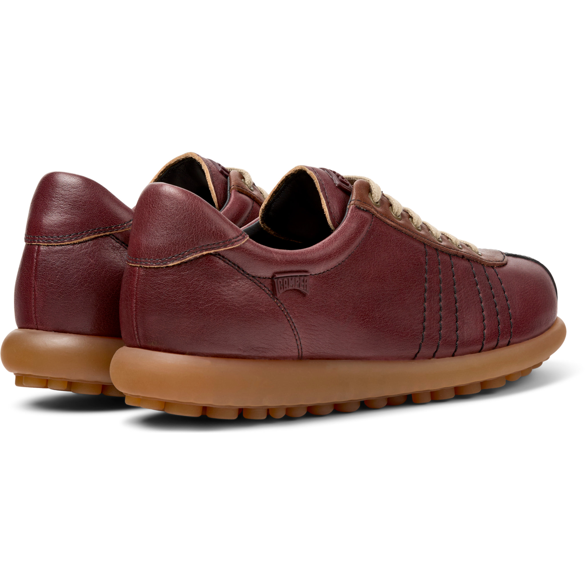 Zapatillas - CAMPER Pelotas Ariel - Burdeos - Cuero liso