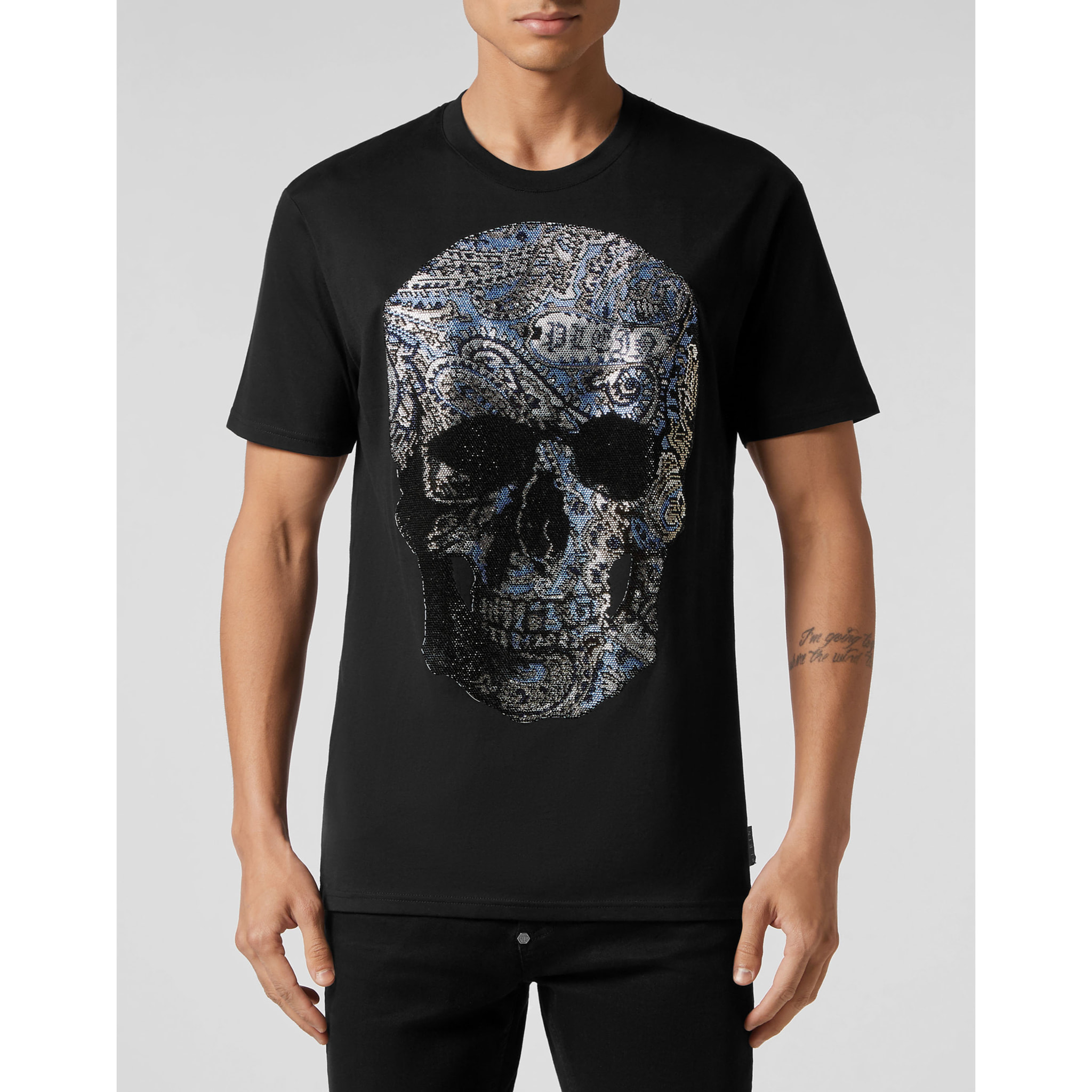 PHILIPP PLEIN T-Shirt Round Neck PAISLEY