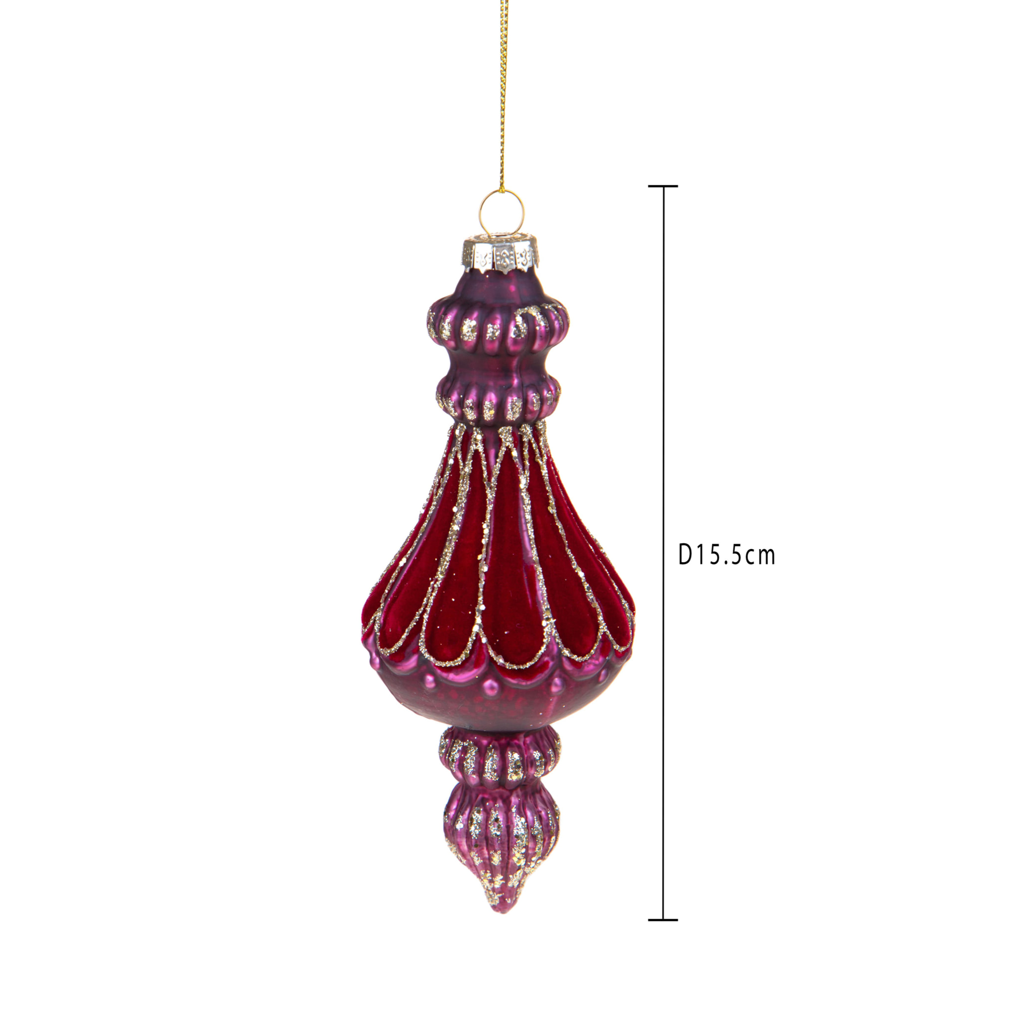 Decoro con velluto - Pezzi 16 - ROSSO - Bianchi Dino SpA