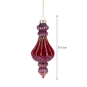 Decoro con velluto - Pezzi 16 - ROSSO - Bianchi Dino SpA