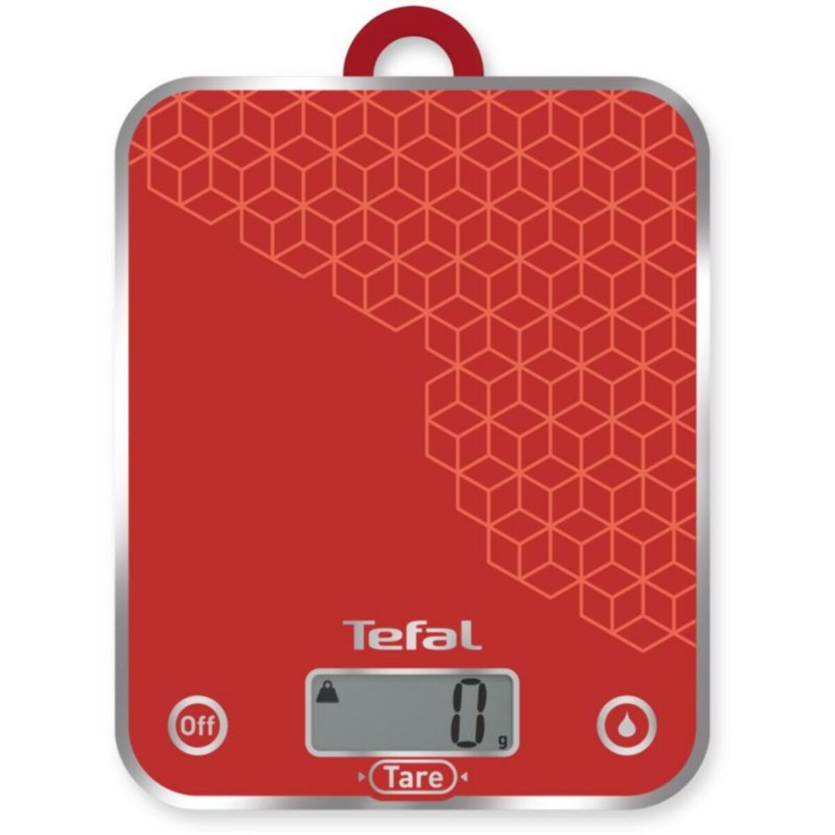 Balance de cuisine TEFAL Optiss Graphic Rouge