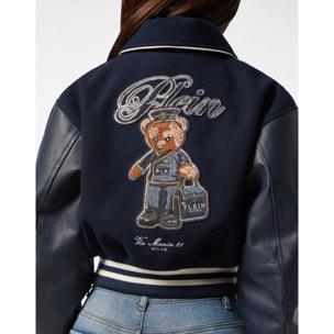 PHILIPP PLEIN Bomber de cuero TEDDY