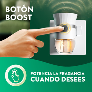 Air Wick Ambientador Eléctrico - Ambientador difusor inteligente con tecnología Anti-Fading con aroma a Flor de Cerezo y Frambuesa - Aparato y Recambio