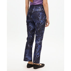 Pantaloni da completo animalier