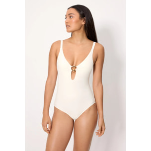 Costume da donna modellante Beige