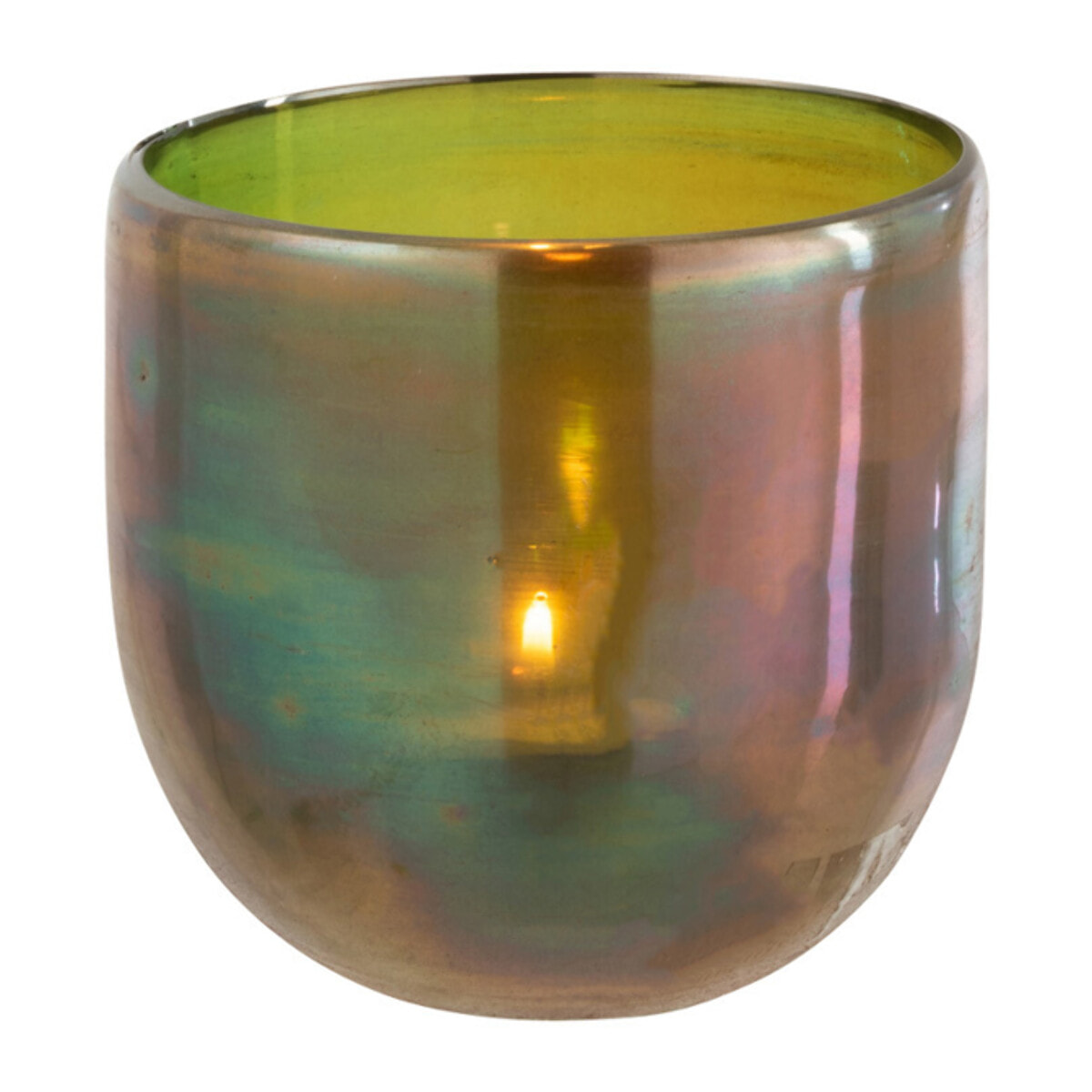 J-Line vas Thibault Arrondi - verre - vert