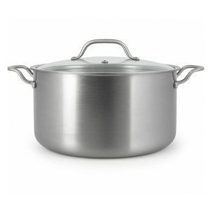 Faitout acier inoxydable 24cm - fait en France - tous feux TRIPLY