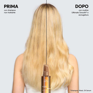 WELLA Kit Ultimate Smooth Step 1 Shampoo 100ml + Step 2 Intense Mask 75ml