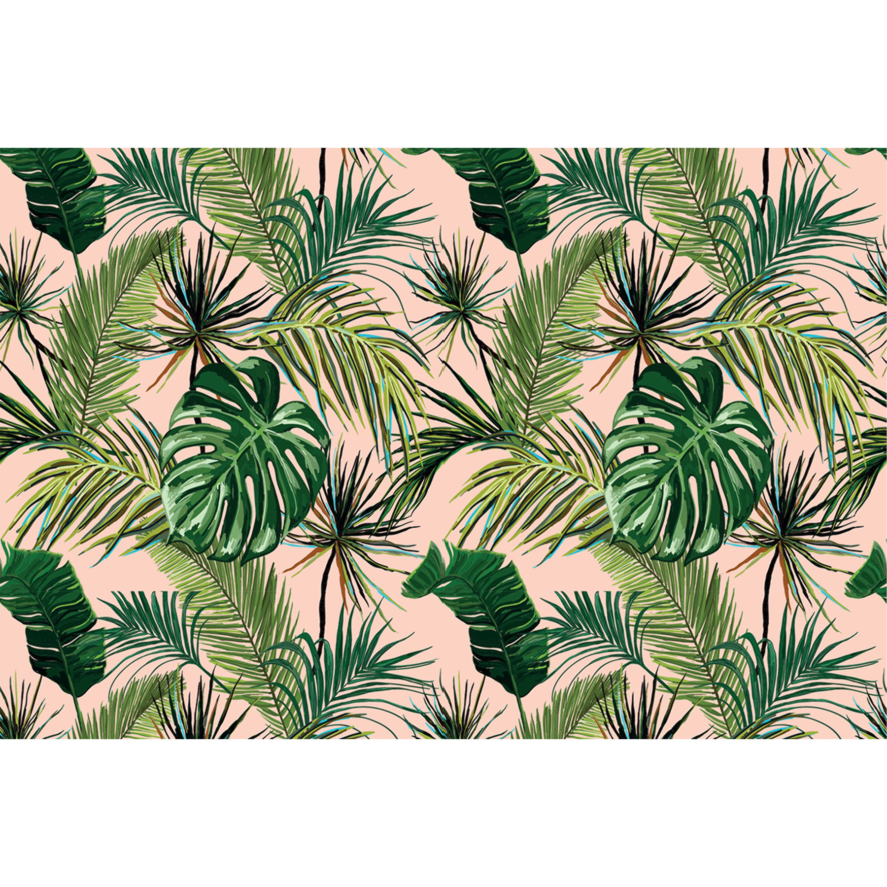 Sticker meuble tropical chonticha 60 x 90 cm