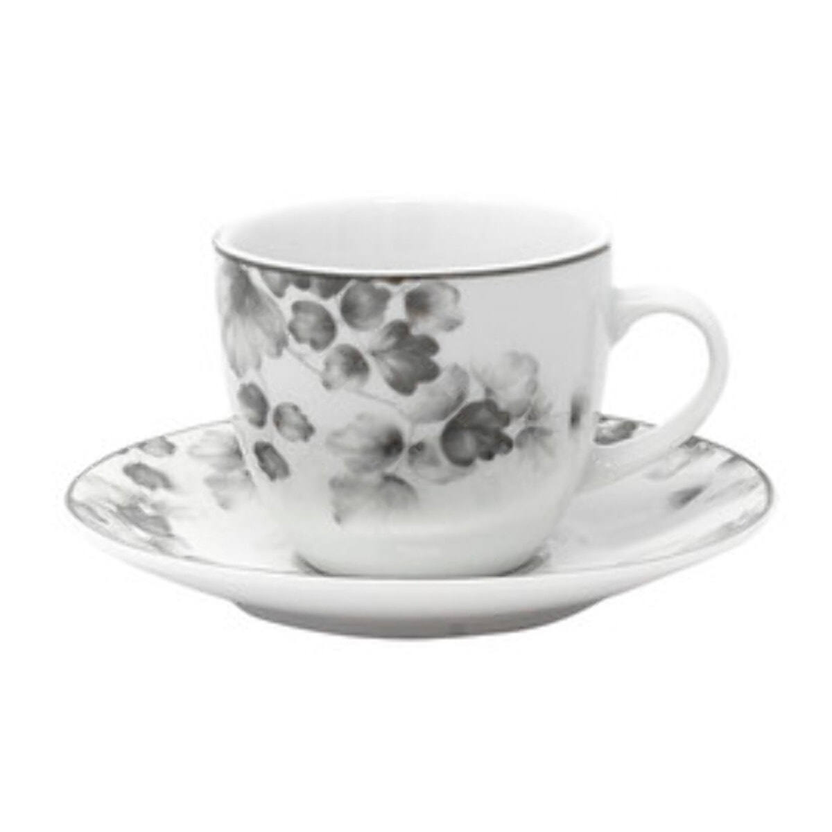 Set da caffè Foliage da 6 pezzi in porcellana