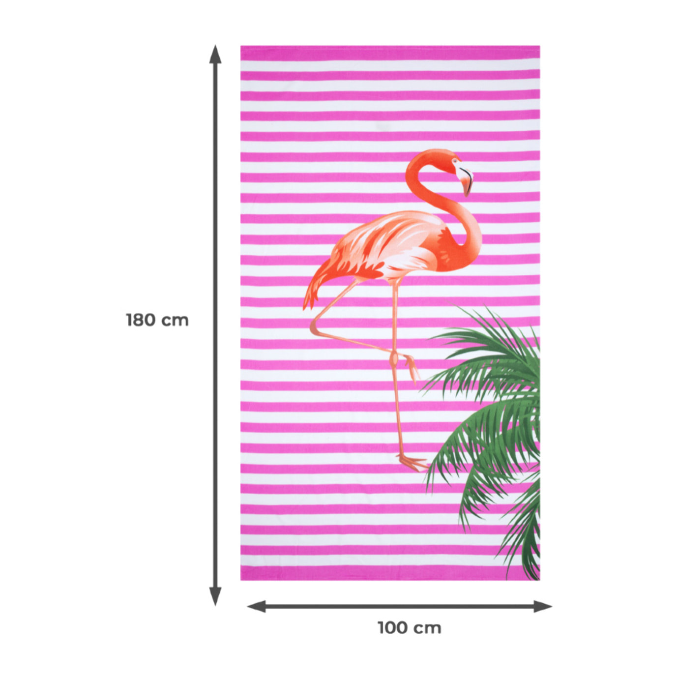Telo Mare Grande 100x180 Spugna Maui Flamenco D3