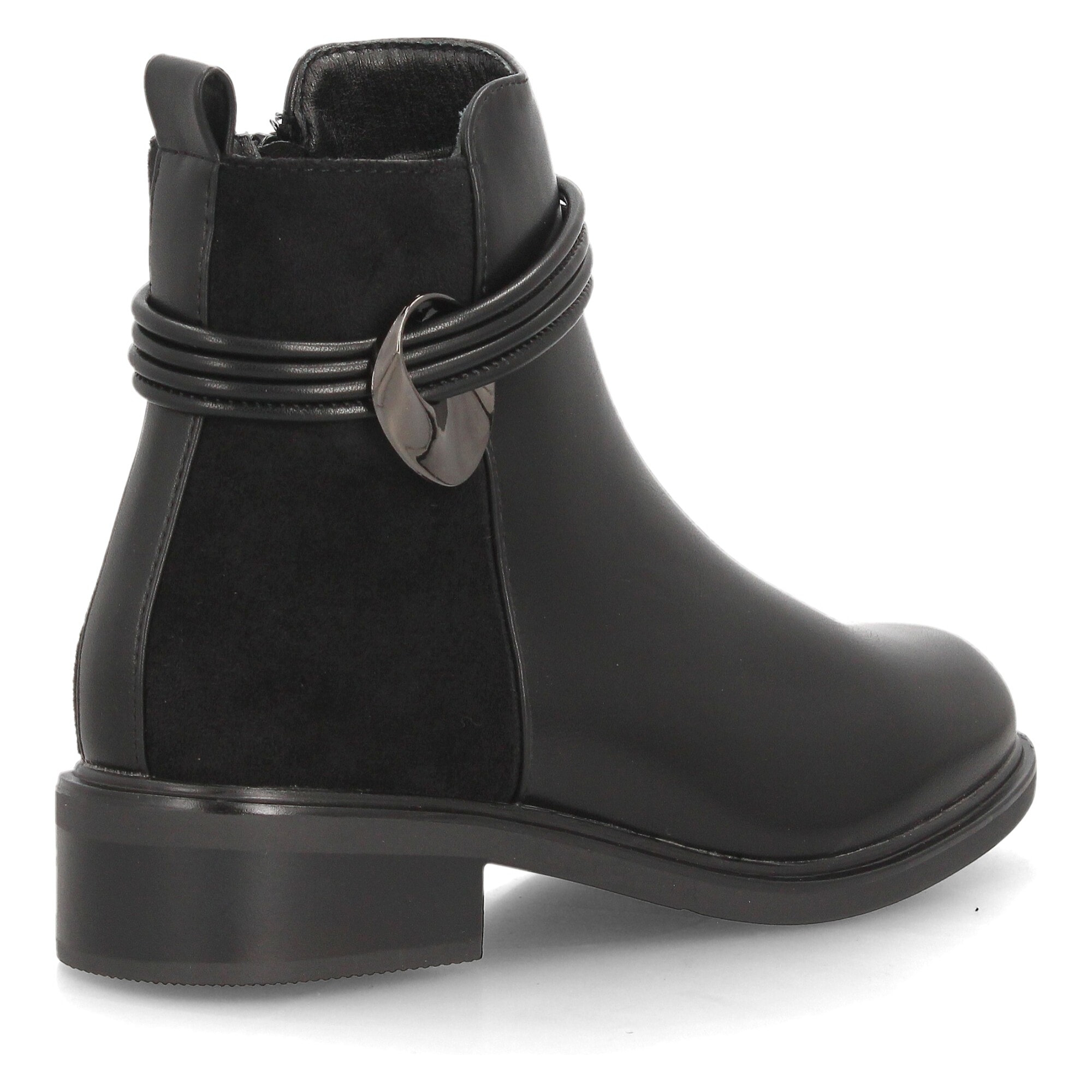 Botines mujer con tiras decorativas para mujer.