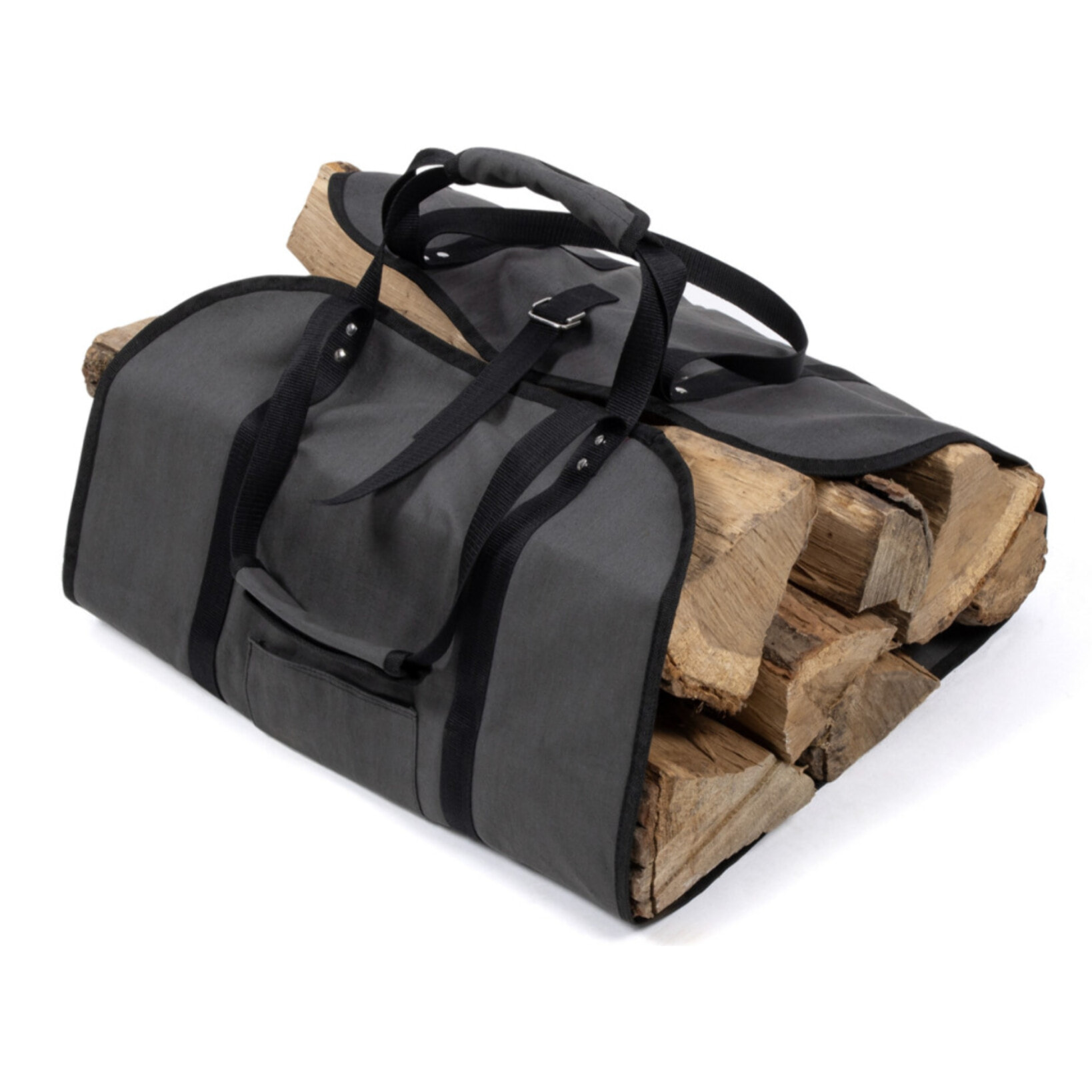 Sac de transport pour bûches en tissu