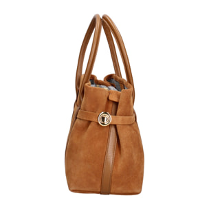 Borsa a mano da donna Made in Italy - Modello Lumina Lux - 100% pelle - 28.0 x 20.0 x 13.0 cm