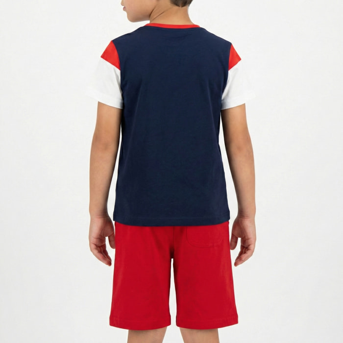 Set t-shirt e bermuda jersey