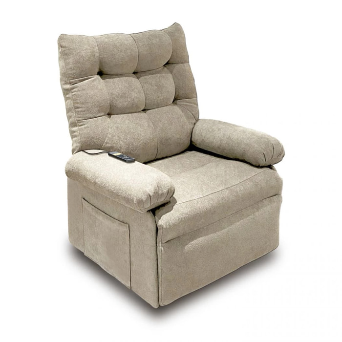 Sillón Relax Cosmo Lift Beige Arena