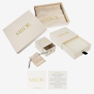 Orecchini a Cerchio Spessi in Argento 925 placcato Platino