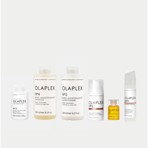 OLAPLEX Kit N°3 Hair Perfector + N°4 Bond Maintenance Shampoo + N°5 Bond Maintenance Conditioner + N°6 Bond Smoother + N°7 Bonding Oil + N°9 Bond Protector Nourishing Hair Serum