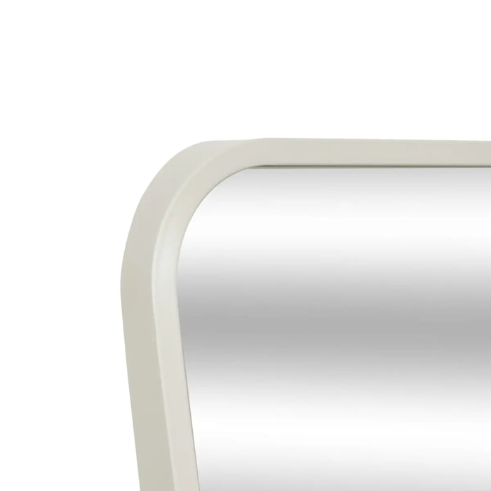 Miroir pied en métal 160x56cm beige