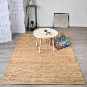 Tapis en jute fait à la main motif uni TOFE