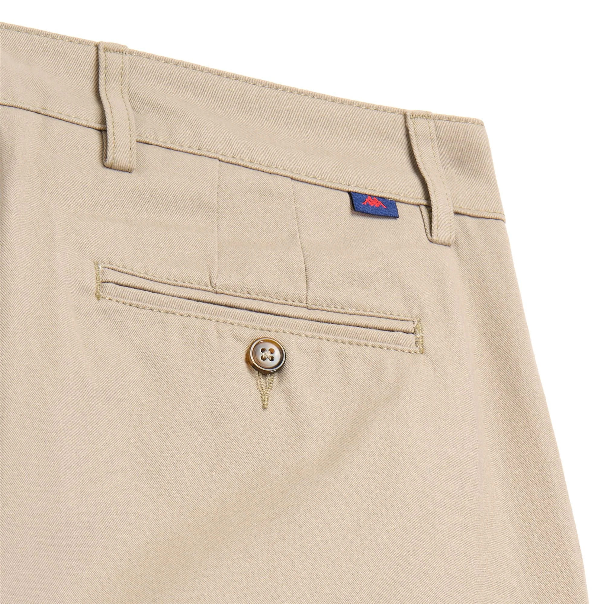 Kappa - Pantaloni Uomo Marrone - Wingi Peached Gabardine