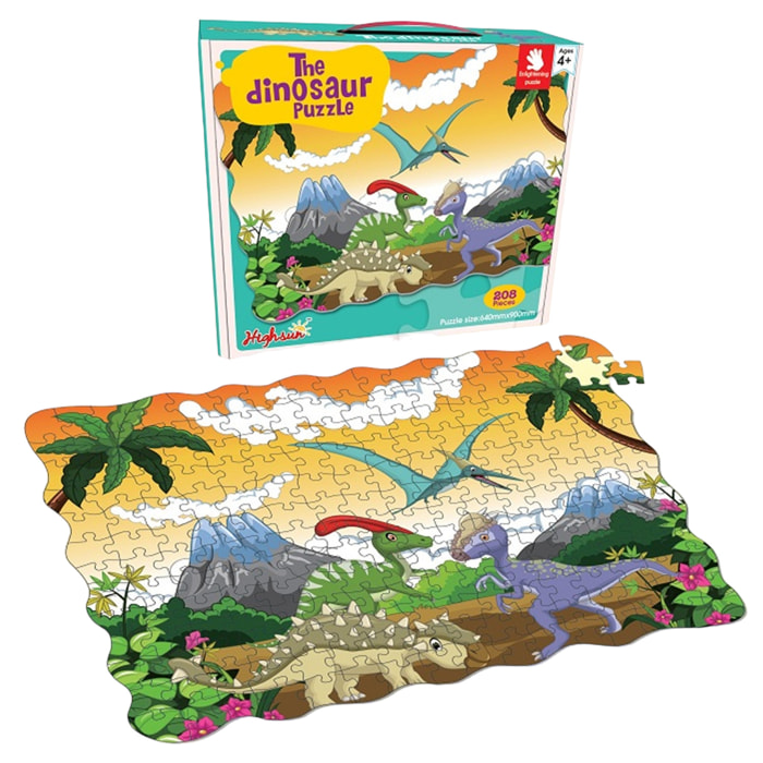 PUZLE DE 208 PIEZAS: DINOSAURIOS