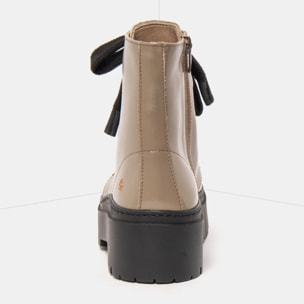 Botines 1799 NAPPA SHINNY TAUPE/ LEEDS color Taupe