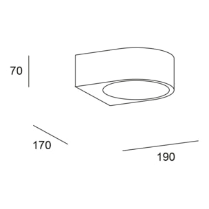 Forlight Aplique Ip44 Mayor E27 60W Gris Urbano 900Lm