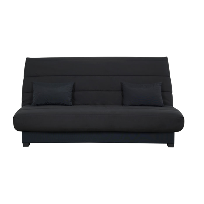 Banquette Clic clac SALMA 130 x 190, pearl noir