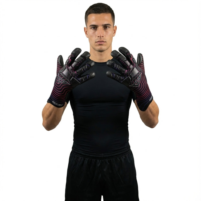 Guanti da Portiere EDWIN nero fuxia