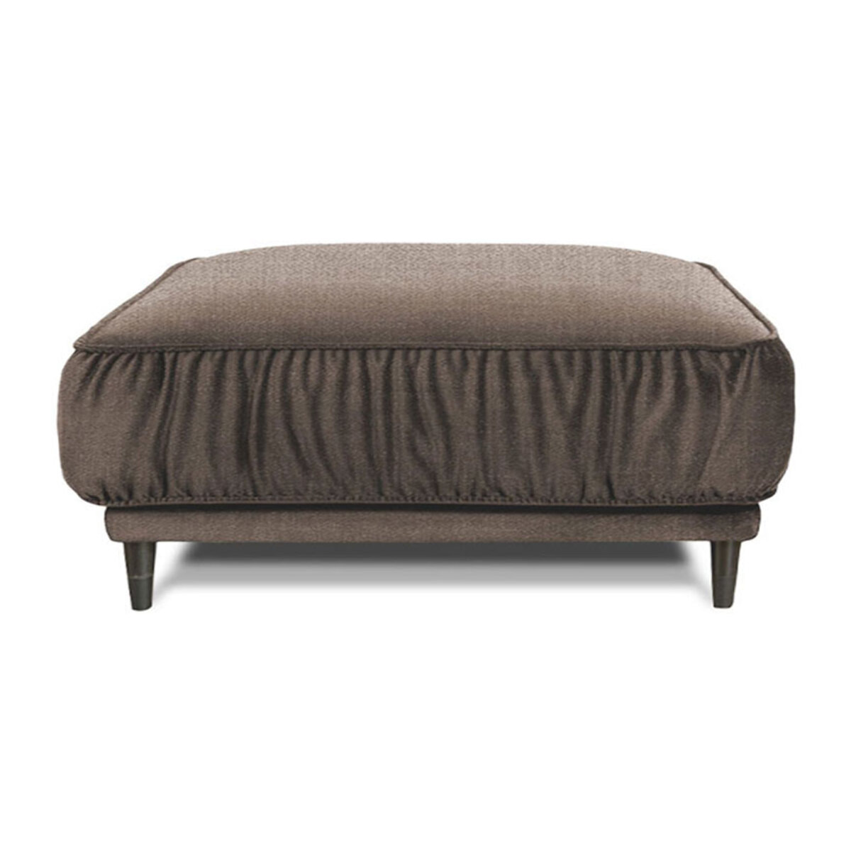 Pouf taille L Fiorenzo Tissu Taupe