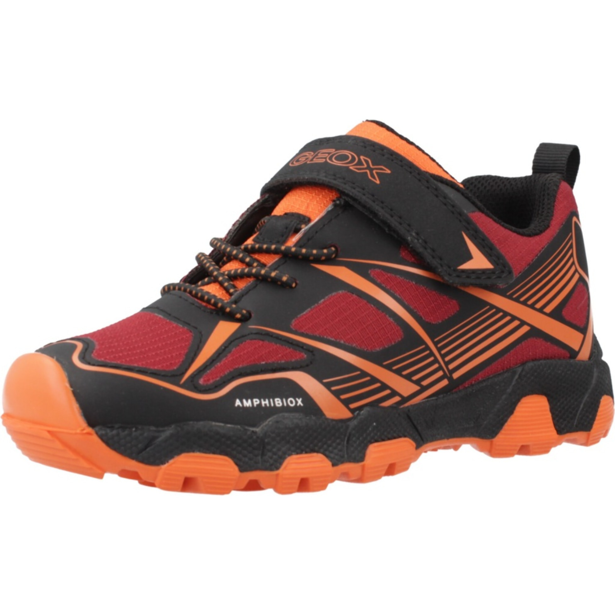 Zapatillas Niño de la marca GEOX  modelo J MAGNETAR BOY B ABX NARANJA