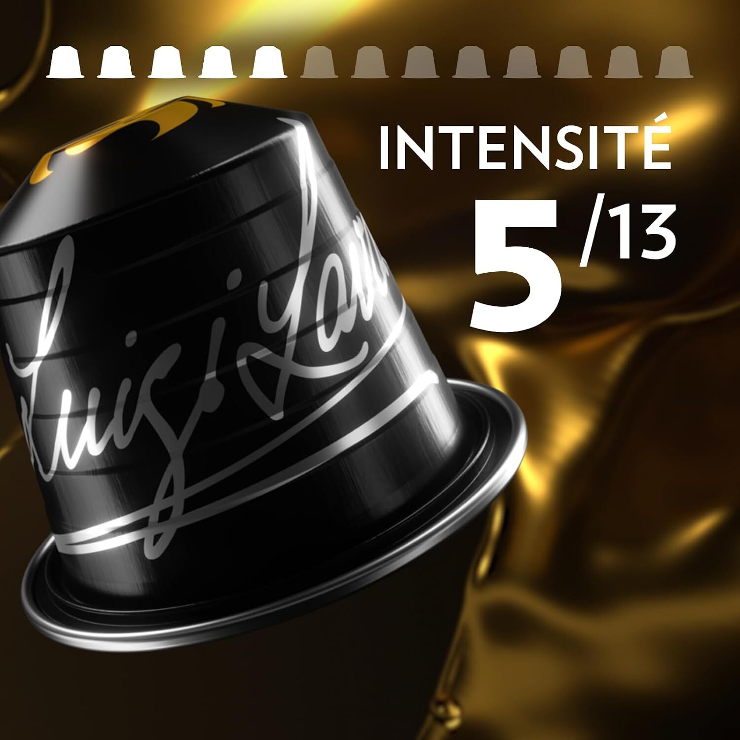 Café Espresso Lungo x10.  Capsules compatibles Nespresso en aluminium