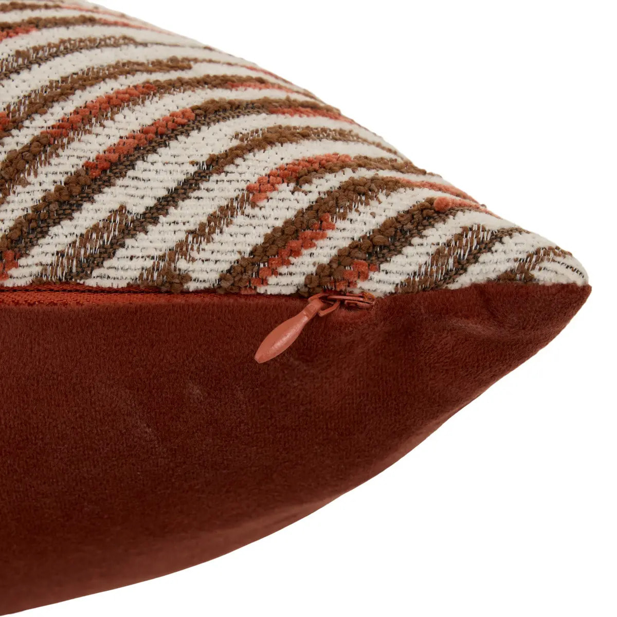 Coussin Mosai carré 40x40cm terracotta