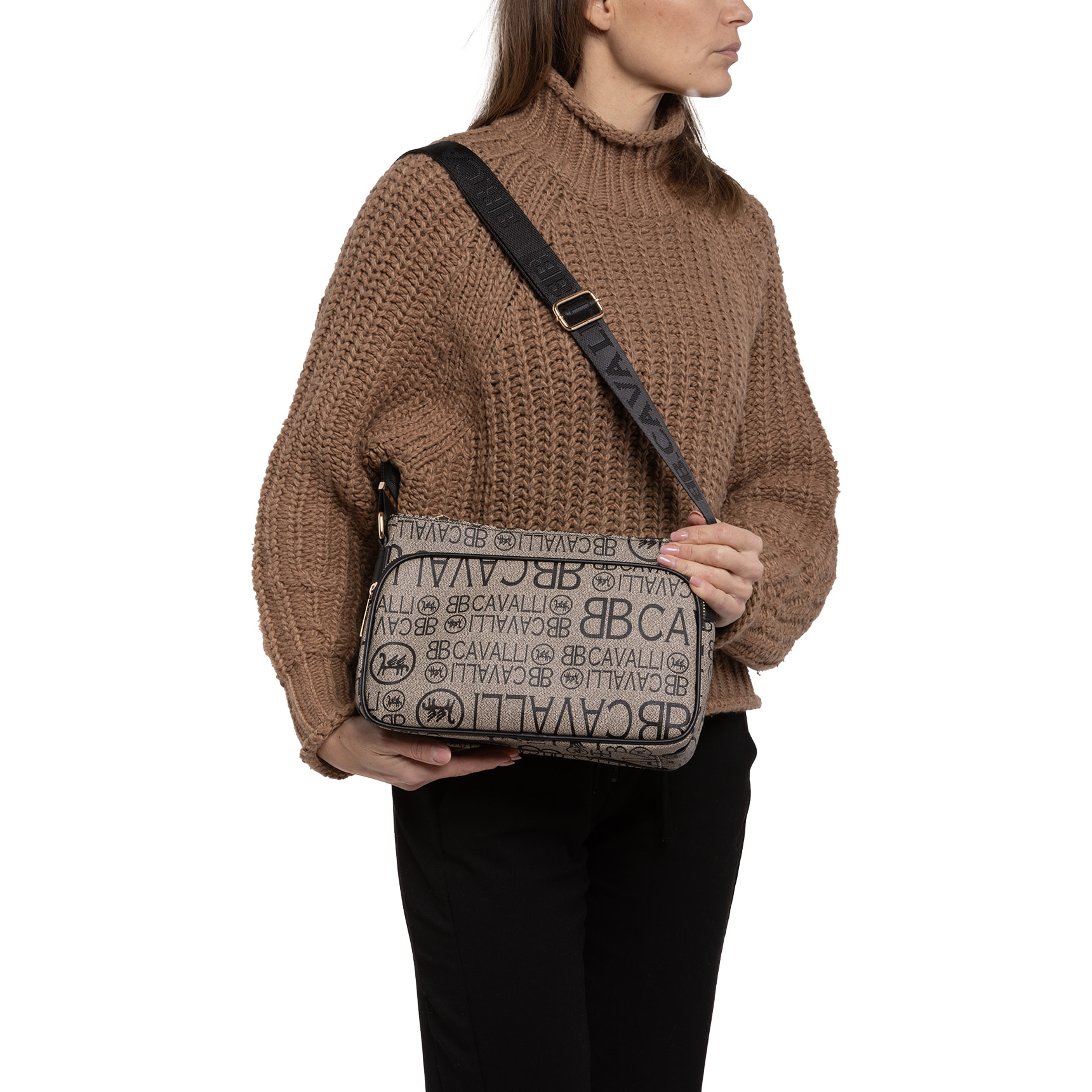 Borsa a tracolla  da donna ecopelle Prodotto Vegano 19x28x13 cm