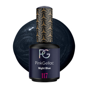 Vernis semi-permanent - 117 Night Blue - 15 ml