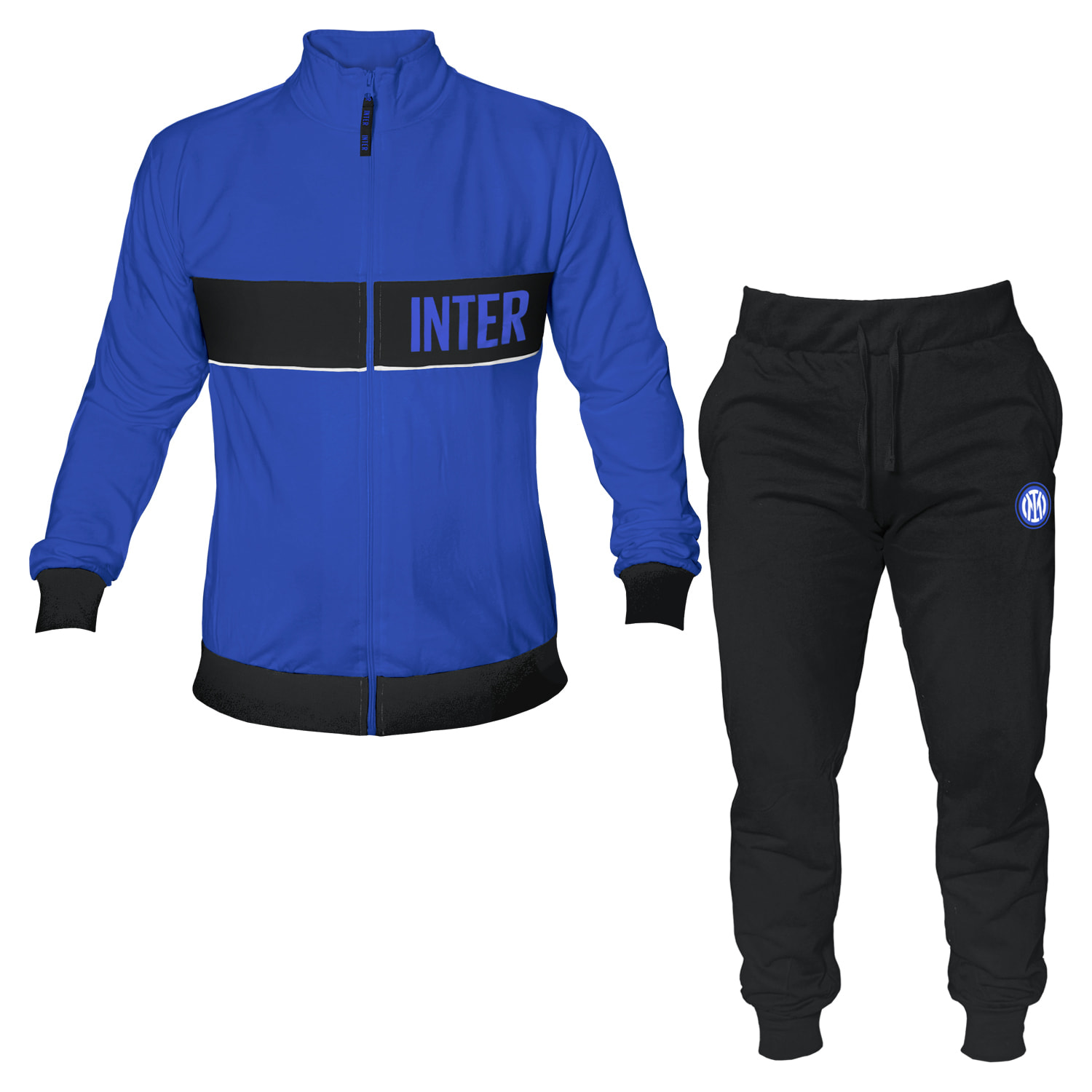 Tuta Homewear Uomo INTER Prod. Ufficiale Cotone French Terry - Art.2050