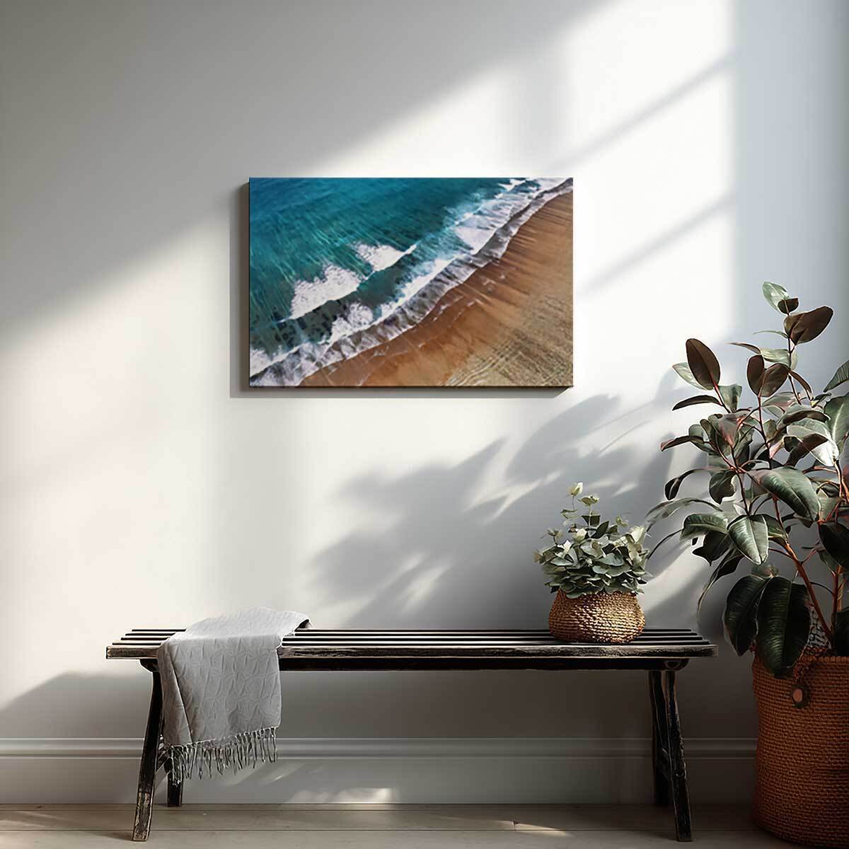 Tableau mer et plage Power beach Toile imprimée