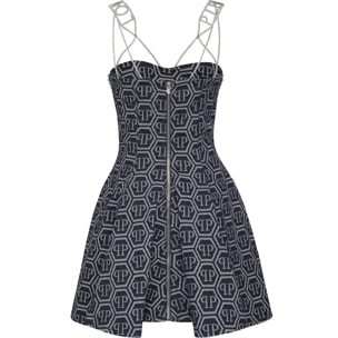 PHILIPP PLEIN Denim Dress MONOGRAM