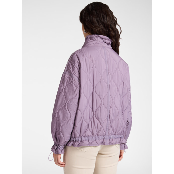 Elena Mirò - Plumífero ligero de nylon acolchado - Violeta