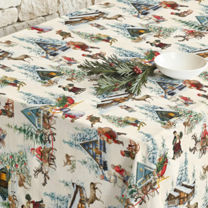 Nappe Anti-tâches Culla Linge Christmas Landscape 1
